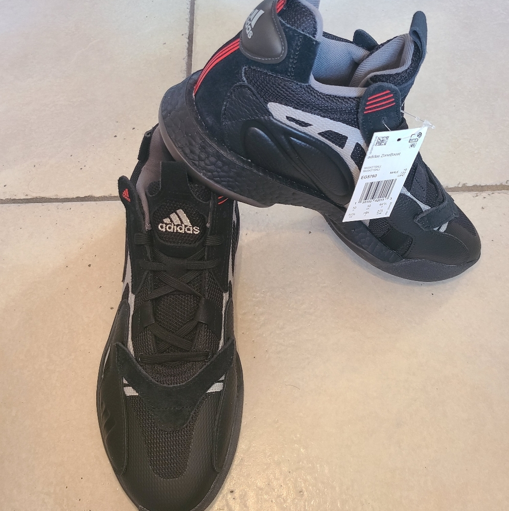 Adidas Zoneboost Core Black Active Red Grey